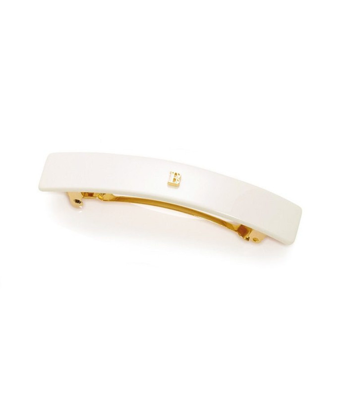 Matu Aksesuārs Barrette Pour Cheveux Medium White