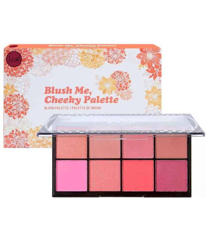  Vaigu Sārtuma Palete Blush Me, Cheeky (8 krāsas)