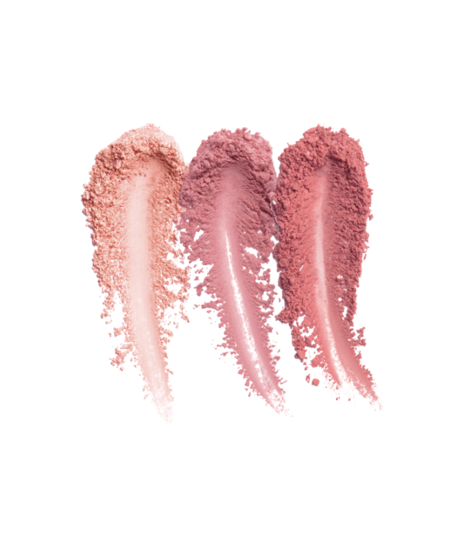  Rose Powder Blush Trio Palette Flowers Of Love