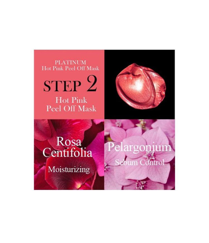 Omg! Platinum Hot Pink Masku Komplekts