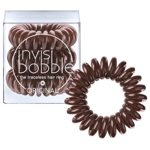  Hair Ring Original Pretzel Brown (3 gab.)