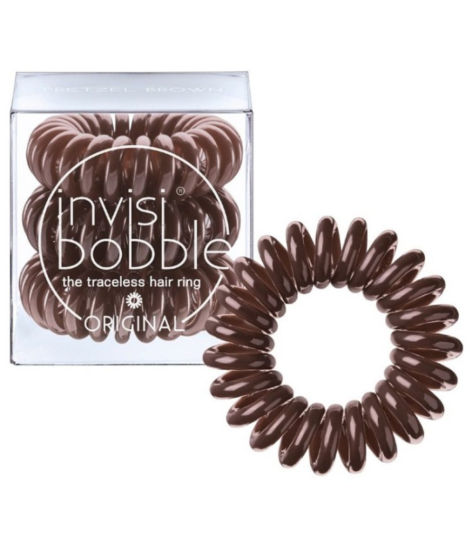  Hair Ring Original Pretzel Brown (3 gab.)