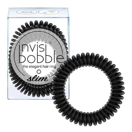  Hair Ring Slim True Black (3 gab.)