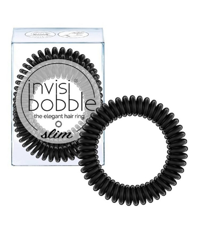  Hair Ring Slim True Black (3 gab.)