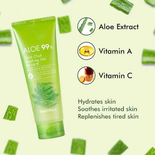  Aloe 99% Chok Chok Nomierinoša Želeja 250ml