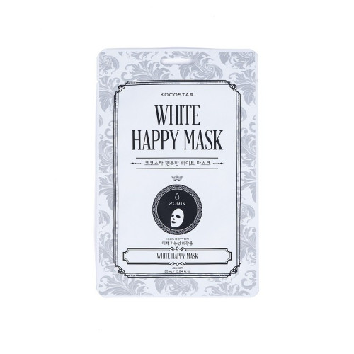  Izgaismojošā maska White Happy Mask