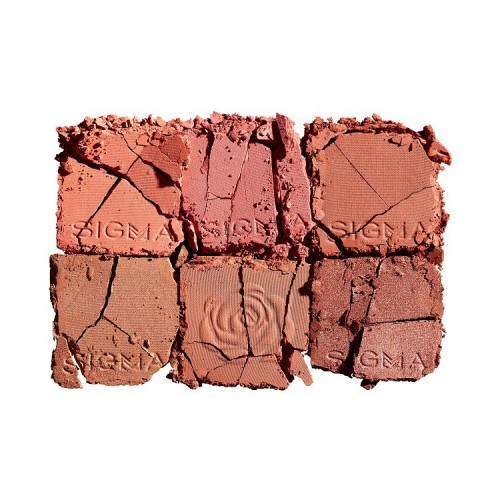  Vaigu Sārtumu Palete Cor-De-Rosa (6 krāsas)
